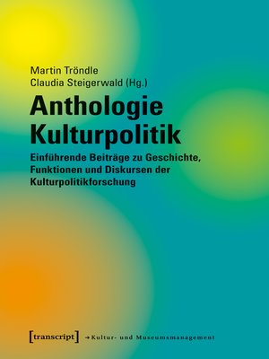 cover image of Anthologie Kulturpolitik